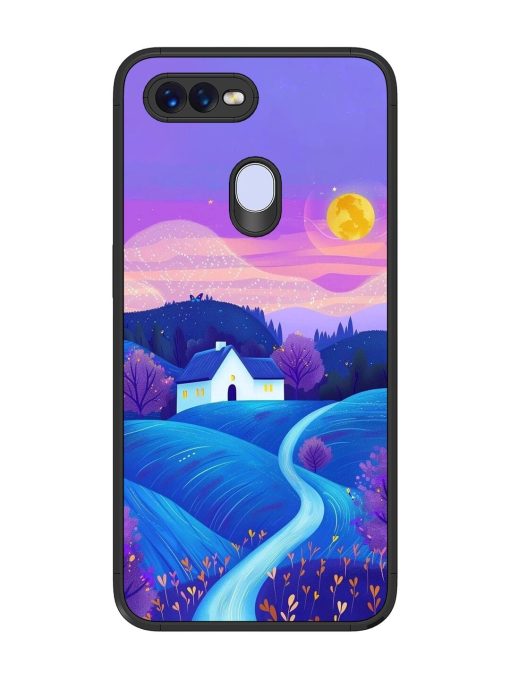 Moonlit Meadow Glossy Soft Edge Case for Oppo F9 Pro Chachhi