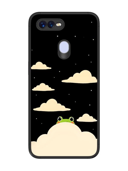 Froggy Night Sky Glossy Soft Edge Case for Oppo F9 Pro Chachhi