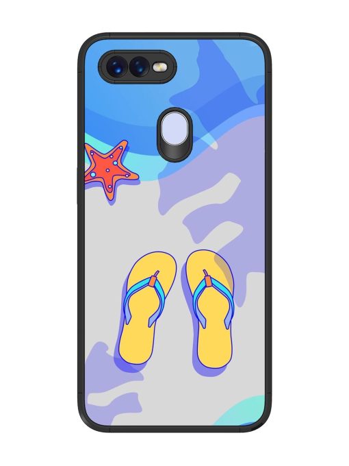 Sandy Toes And Salty Seas Glossy Soft Edge Case for Oppo F9 Pro Chachhi