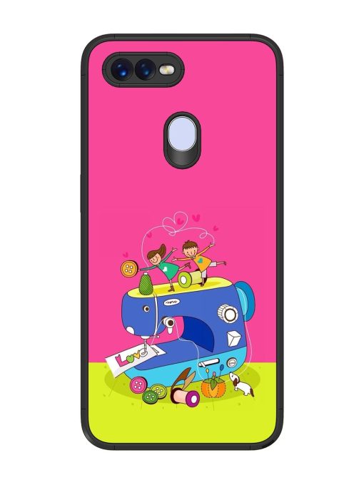 Sew Cute Glossy Soft Edge Case for Oppo F9 Pro Chachhi