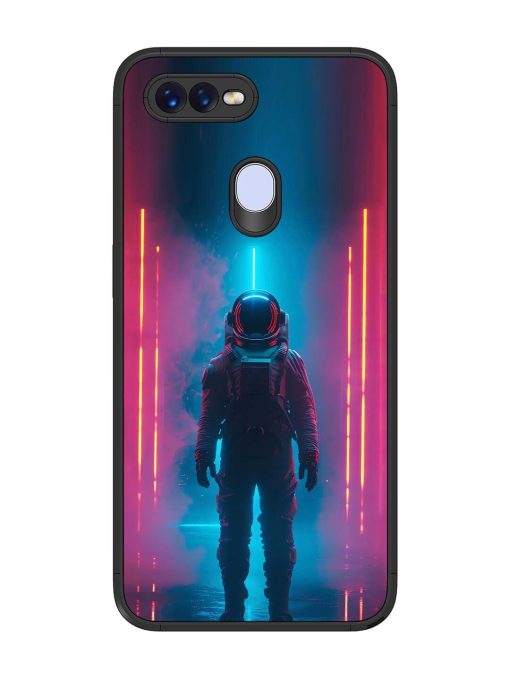 Neon Astronaut Glossy Soft Edge Case for Oppo F9 Pro Chachhi