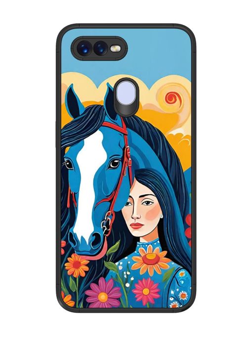 Equine Enchantment Glossy Soft Edge Case for Oppo F9 Pro Chachhi