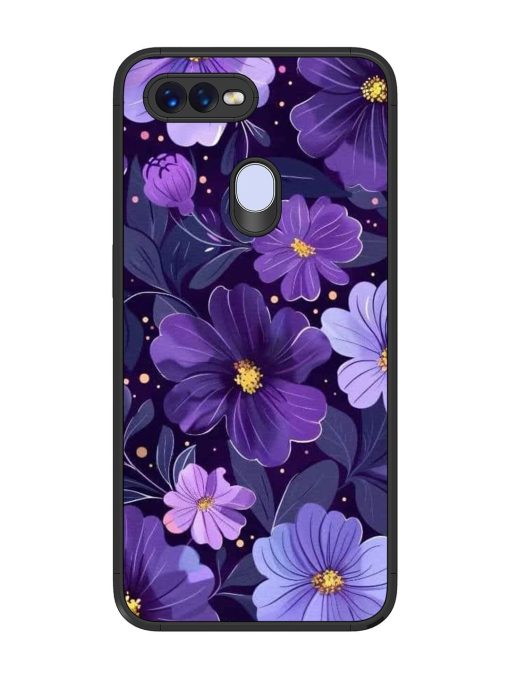 Purple Paradise Glossy Soft Edge Case for Oppo F9 Pro Chachhi