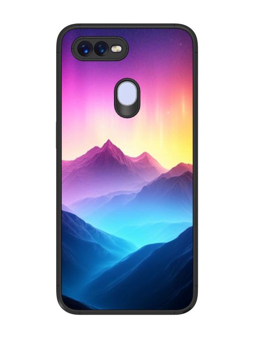 Cosmic Mountains Glossy Soft Edge Case for Oppo F9 Pro Chachhi