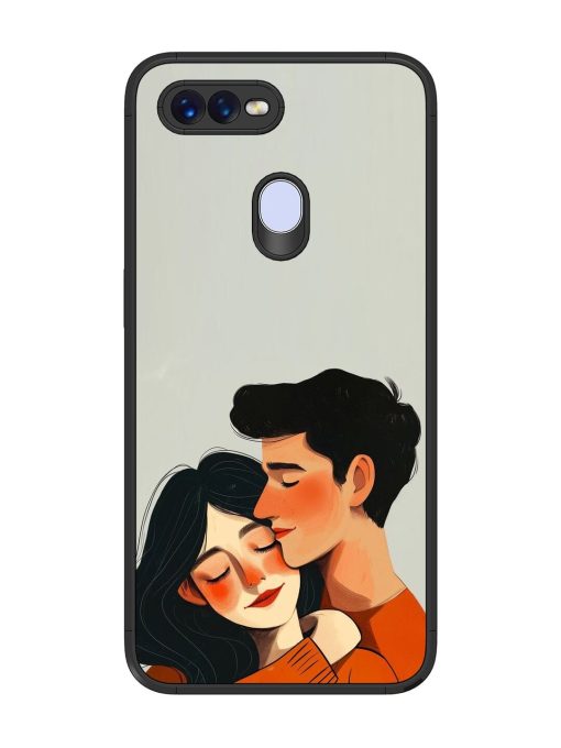 Craft Couples Glossy Soft Edge Case for Oppo F9 Pro Chachhi