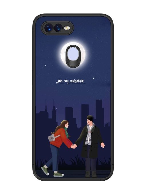 Moonlight Proposal Glossy Soft Edge Case for Oppo F9 Pro Chachhi