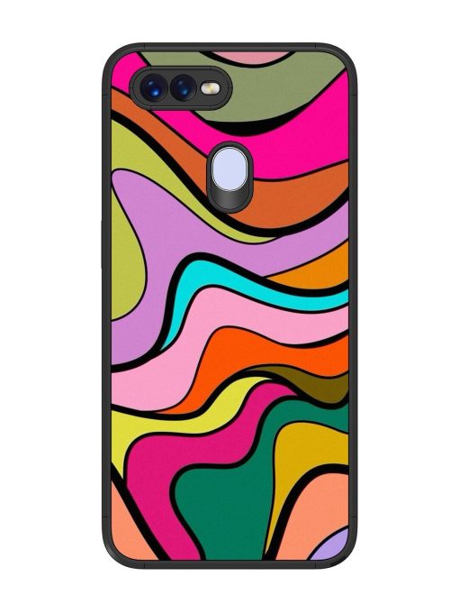 Wavy Wonder Glossy Soft Edge Case for Oppo F9 Pro Chachhi