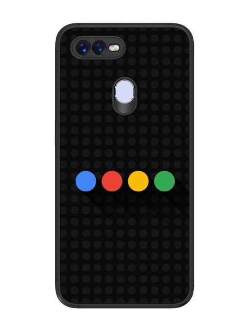 Google Dots Glossy Soft Edge Case for Oppo F9 Pro Chachhi