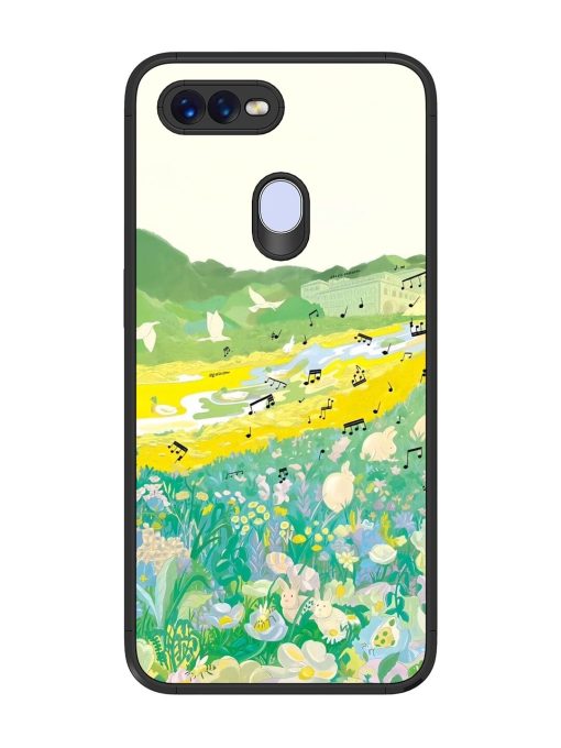 Melody In Bloom Glossy Soft Edge Case for Oppo F9 Pro Chachhi