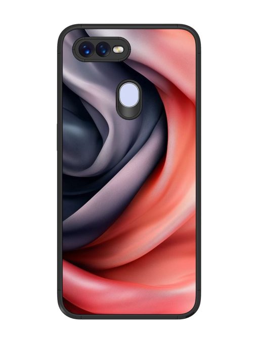 Swirling Silk Glossy Soft Edge Case for Oppo F9 Pro Chachhi