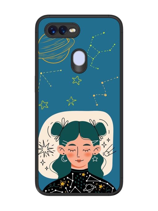 Cosmic Daydreamer Glossy Soft Edge Case for Oppo F9 Pro Chachhi