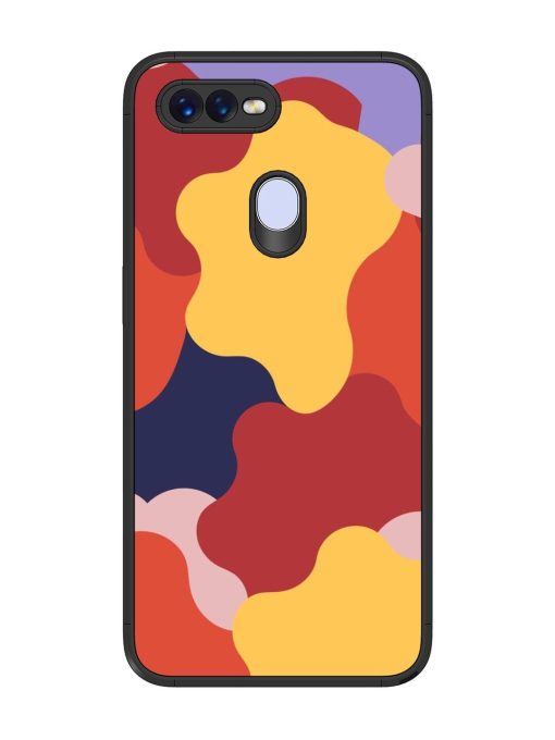 Gooey Color Chaos Glossy Soft Edge Case for Oppo F9 Pro Chachhi