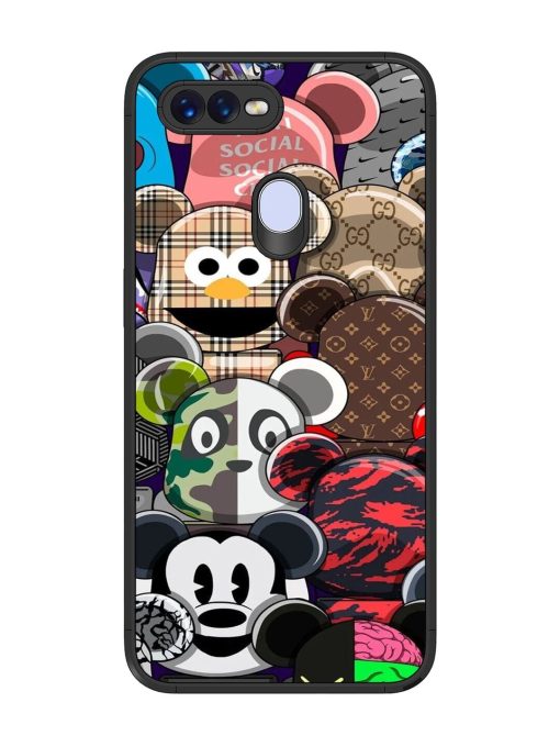 Streetwear Bearbrick Extravaganza Glossy Soft Edge Case for Oppo F9 Pro Chachhi