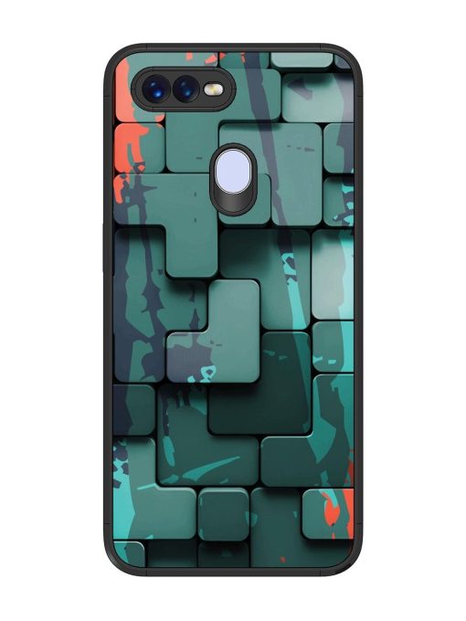 Abstract Geometric Mosaic Glossy Soft Edge Case for Oppo F9 Pro Chachhi