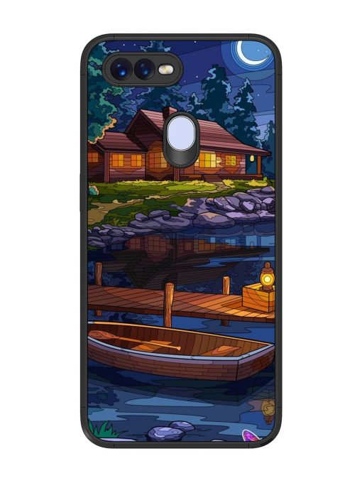 Moonlit Serenity Glossy Soft Edge Case for Oppo F9 Pro Chachhi