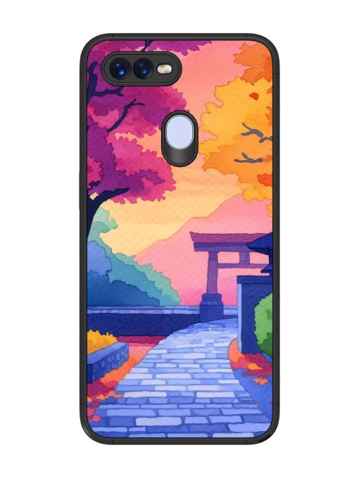 Autumnal Serenity Glossy Soft Edge Case for Oppo F9 Pro Chachhi