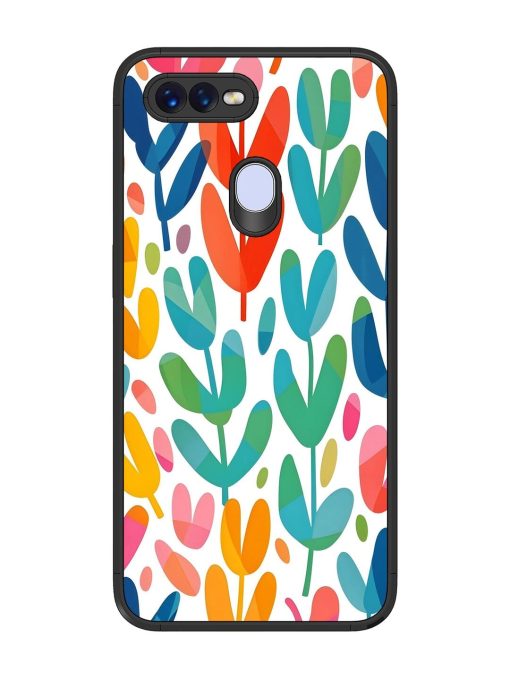 Rainbow Of Blooms Glossy Soft Edge Case for Oppo F9 Pro Chachhi