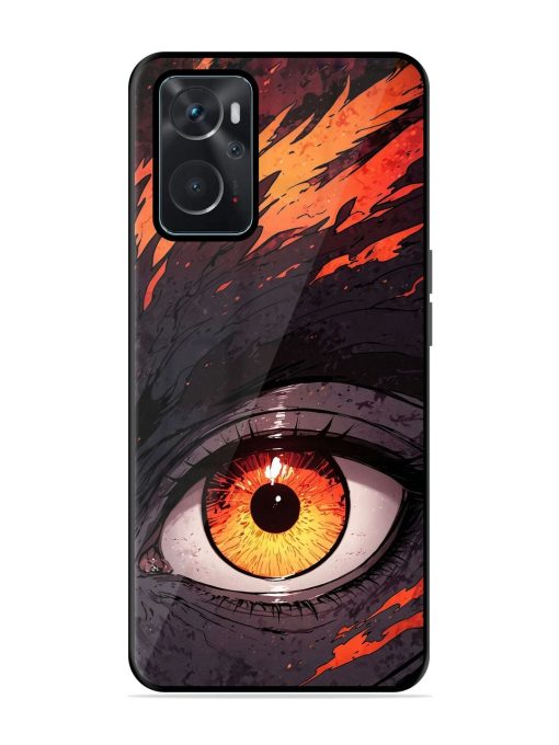 Inferno Gaze Glossy Soft Edge Case for Oppo K10 (4G) Chachhi