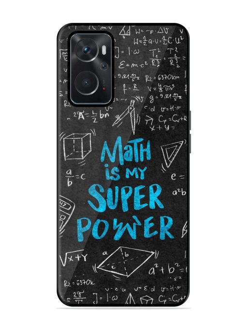 Math Magic Glossy Soft Edge Case for Oppo K10 (4G) Chachhi