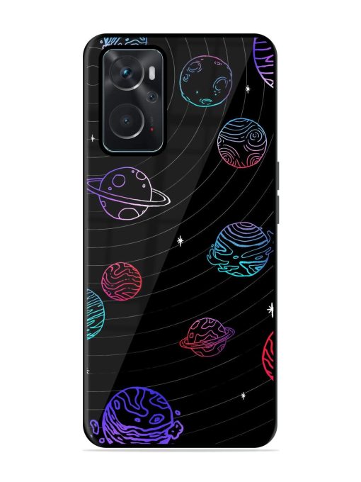 Cosmic Ballet Glossy Soft Edge Case for Oppo K10 (4G) Chachhi