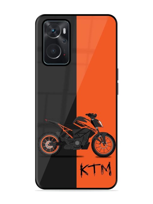 Orange Beast Glossy Soft Edge Case for Oppo K10 (4G) Chachhi