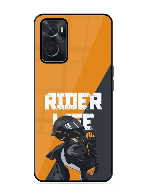 Ride Never Ends Glossy Soft Edge Case for Oppo K10 (4G) Chachhi