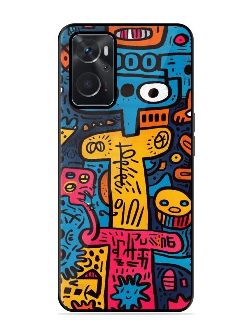 Doodletopia Glossy Soft Edge Case for Oppo K10 (4G) Chachhi