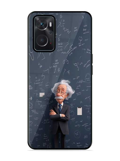 Albert Einstein Glossy Soft Edge Case for Oppo K10 (4G) Chachhi