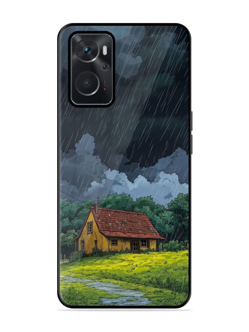 Rainy Day Retreat Glossy Soft Edge Case for Oppo K10 (4G) Chachhi