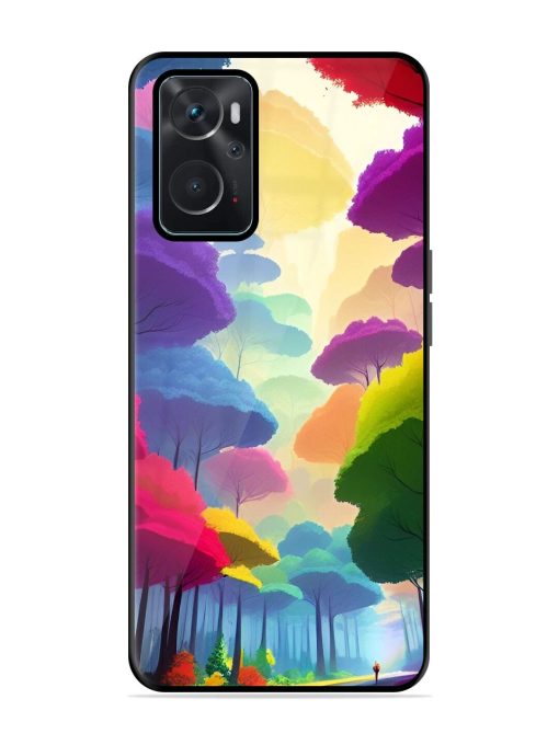 Rainbow Road Glossy Soft Edge Case for Oppo K10 (4G) Chachhi