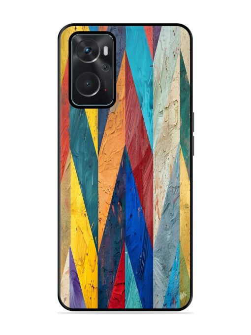 Abstract Tapestry Glossy Soft Edge Case for Oppo K10 (4G) Chachhi