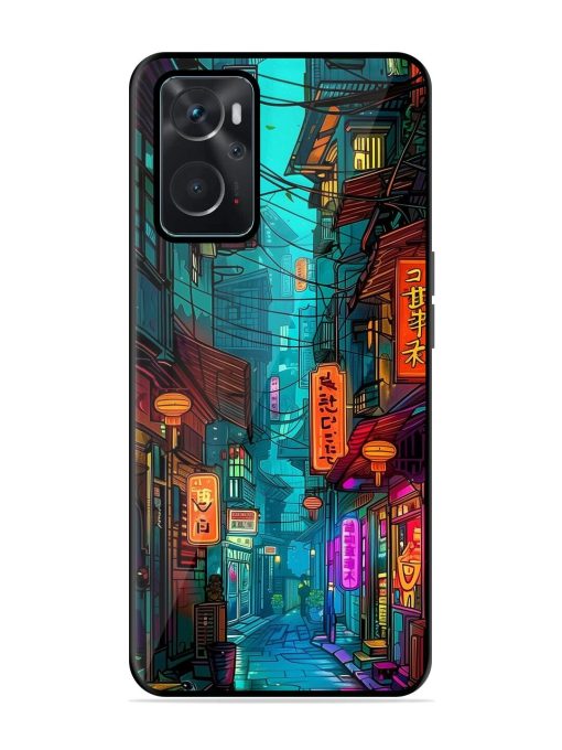 Neon Nightscape Glossy Soft Edge Case for Oppo K10 (4G) Chachhi