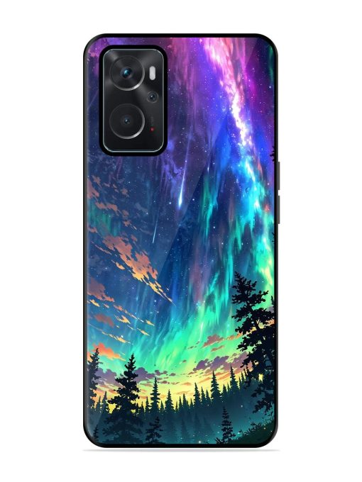 Cosmic Canvas Glossy Soft Edge Case for Oppo K10 (4G) Chachhi