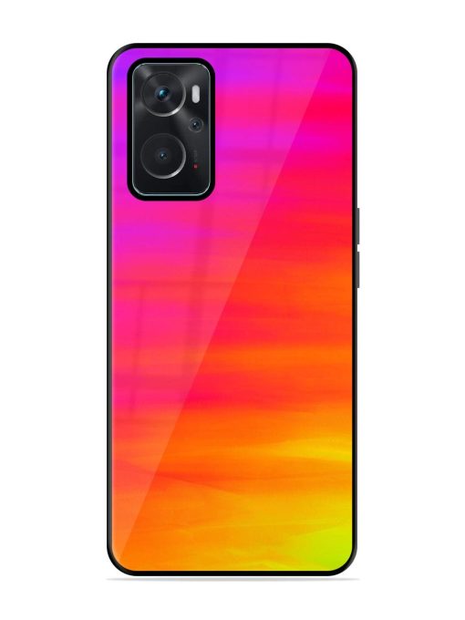 Neon Horizon Glossy Soft Edge Case for Oppo K10 (4G) Chachhi