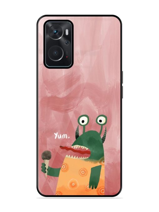 Hungry Monster Glossy Soft Edge Case for Oppo K10 (4G) Chachhi