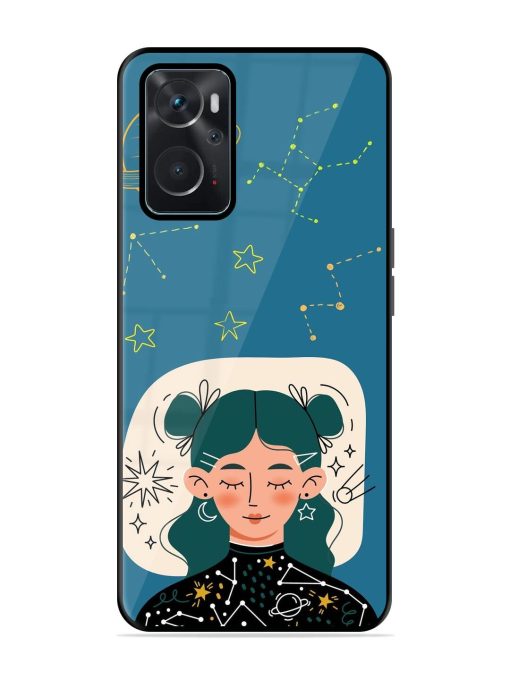 Cosmic Daydreamer Glossy Soft Edge Case for Oppo K10 (4G) Chachhi