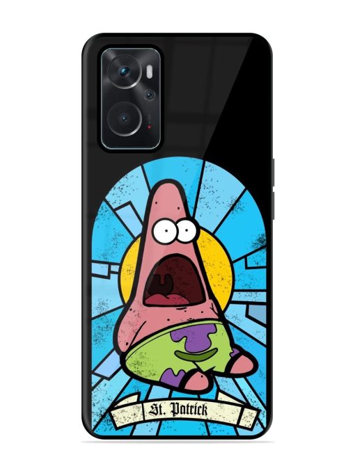 St. Patrick'S Day Stained Glass Patrick Star Glossy Soft Edge Case for Oppo K10 (4G) Chachhi