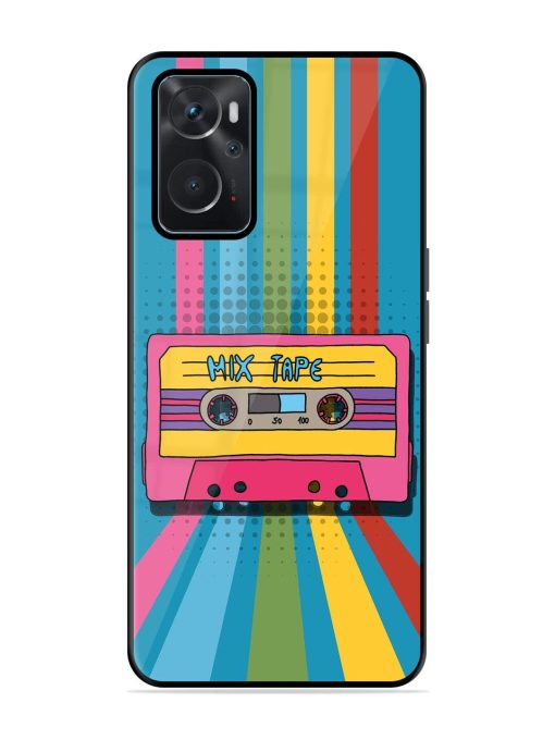 Retro Cassette Tapes Glossy Soft Edge Case for Oppo K10 (4G) Chachhi