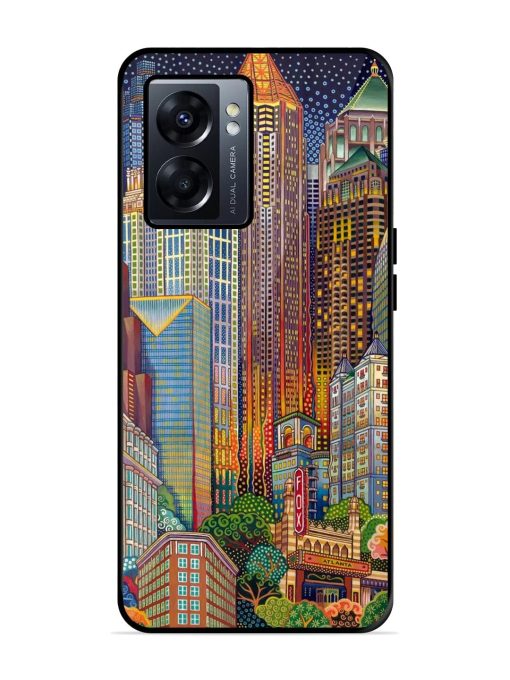Neon Nightscape Glossy Soft Edge Case for Oppo K10 (5G)
