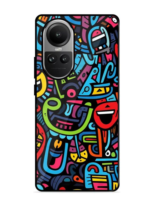 Doodlephoria Glossy Soft Edge Case for Oppo Reno 10 (5G) Chachhi