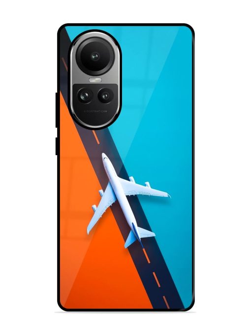 Skyward Bound Glossy Soft Edge Case for Oppo Reno 10 (5G) Chachhi