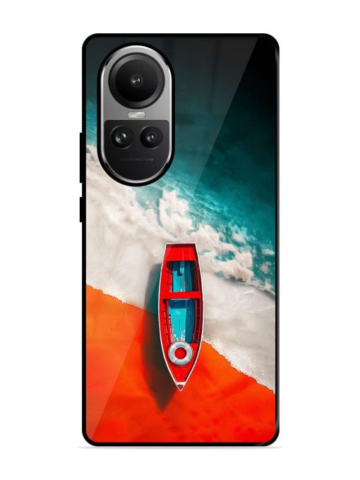 Crimson Tide Glossy Soft Edge Case for Oppo Reno 10 (5G) Chachhi