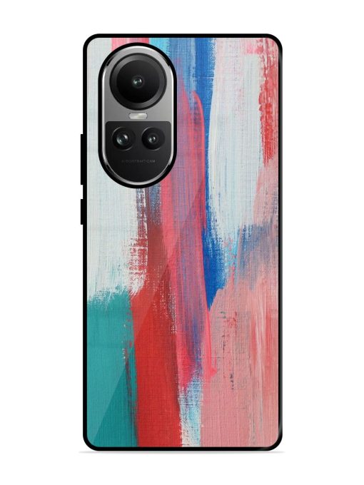 Colorful Chaos Glossy Soft Edge Case for Oppo Reno 10 (5G) Chachhi