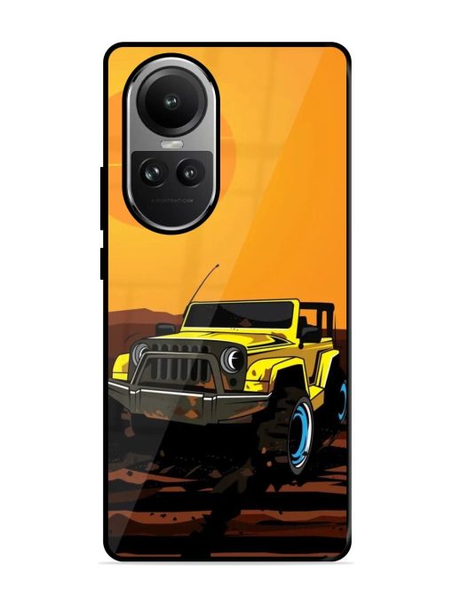 Sunset Cruise Glossy Soft Edge Case for Oppo Reno 10 (5G) Chachhi