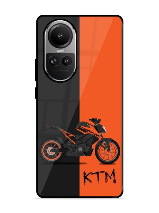 Orange Beast Glossy Soft Edge Case for Oppo Reno 10 (5G) Chachhi