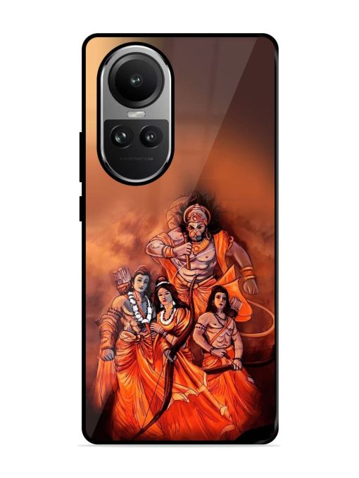 Sita Ram Glossy Soft Edge Case for Oppo Reno 10 (5G) Chachhi