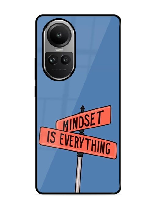 Mindset Matters Glossy Soft Edge Case for Oppo Reno 10 (5G) Chachhi