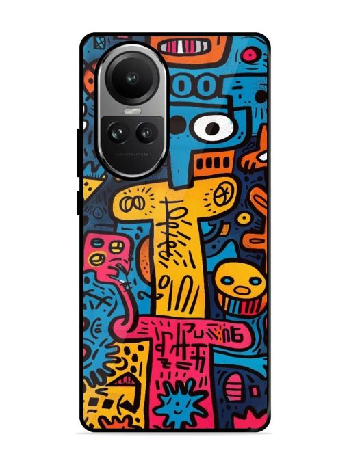 Doodletopia Glossy Soft Edge Case for Oppo Reno 10 (5G) Chachhi