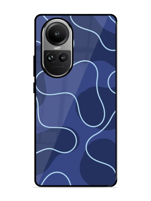 Midnight Maze Glossy Soft Edge Case for Oppo Reno 10 (5G) Chachhi