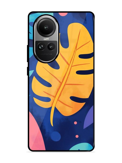 Tropical Tapestry Glossy Soft Edge Case for Oppo Reno 10 (5G) Chachhi